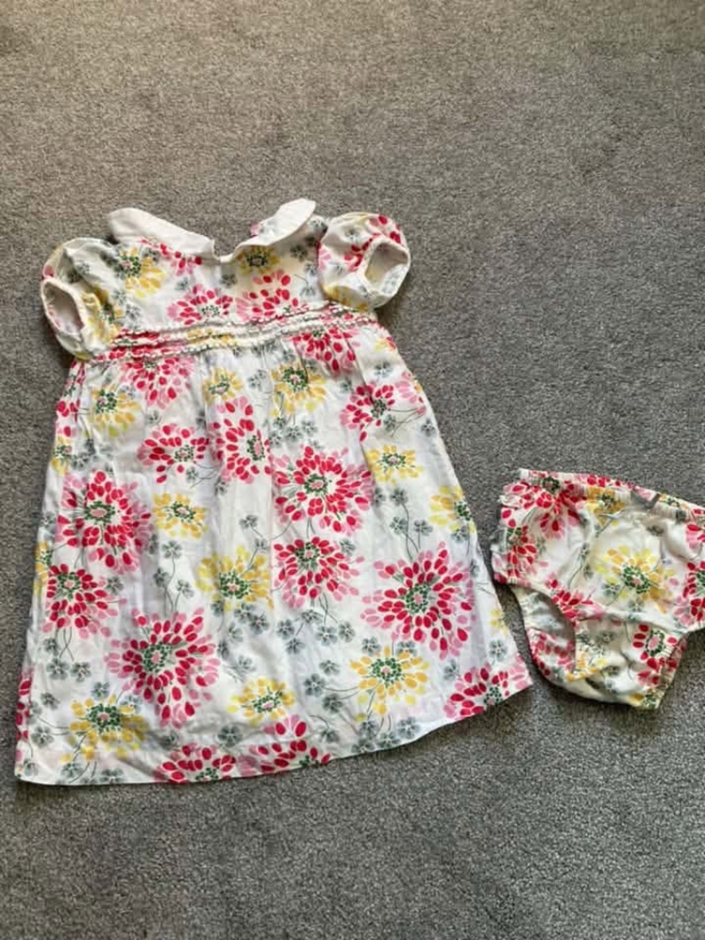 Boden Toddler Girl dress with bloomers Size 3/4